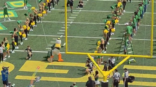 Oregon Ducks Mascot Loses the Head, Literally