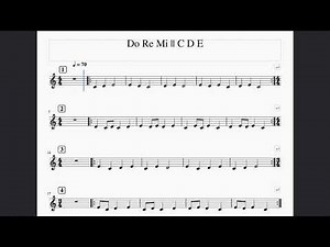 Solfeo | Lectura Melódica || DO RE MI | Melodías básica