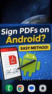 How to Sign PDFs on Android Phone for free| Free tool to Edit PDFs Files #pdfeditor #filesbygoogle