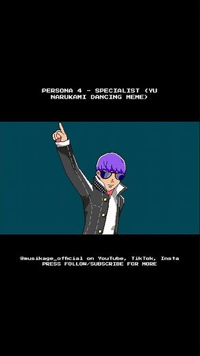 Persona 4 - Specialist (Yu Narukami Dancing meme) [8-bit; VRC6] #Shorts