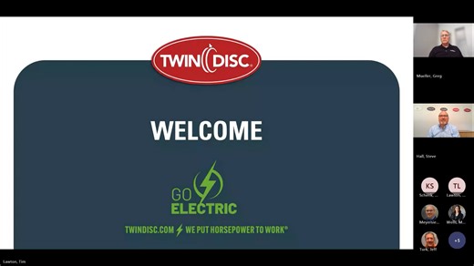 Twin Disc Distributors Go Electric Webinar 10.07.2025