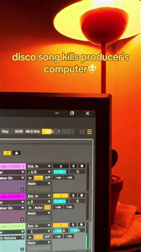 when i say i’m producing fire i just mean my computer is ablaze #producer