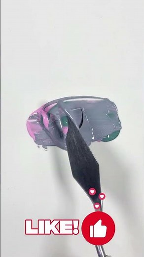 Mixing Dusty Mauve & Muted Teal to Create a Cool Light Gray | Color Mixing ASMR #colormixing #asmr