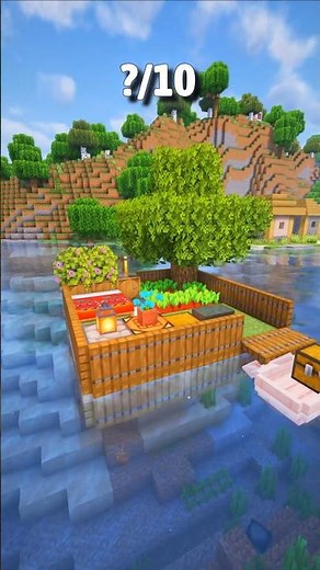 Minecraft Aesthetic Raft Base Tutorial 🌊🛶 | Ultimate Ocean Survival!