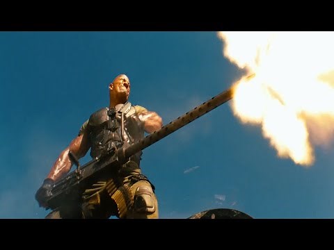Roadblock G.I. JOE Fight scenes compilation Dwayne Johnson