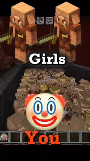 Piglin and hoglin in Minecraft |trolled hoglin