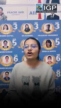 Real CA Student Feedback | Niharika Raheja Shares Her Experience at IGP Classes #shorts