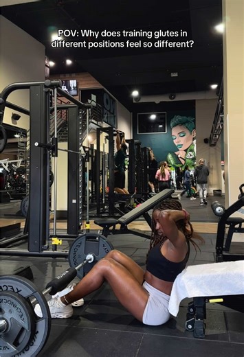 >>>Each position changes how the glutes are loaded, stretched, and stabilized. \t•\tHip thrusts load the glutes most at the top (shortened position) strong squeeze \t•\tSquats & lunges load them more in the stretched position deeper tension \t•\tUnilateral work forces each glute to stabilize on its own, more activation, more burn \t•\tDifferent angles shift which glute fibers work hardest (upper, lower, side glutes) #gymtips #gymtok #StrengthTraining #explorepage✨ #LowerBodyWorkout