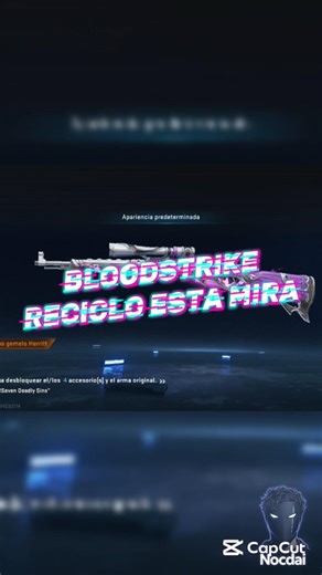 EL COPY Y PASTE EN LA MIRA DE HIERRO #bloodstrike #bloodstrikemobile #freefire #shortvideo #shorts