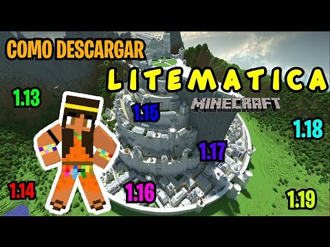 🚀LITEMATICA - Como DESCARGAR - Tutorial Minecraft 1.13, 1.14, 1.15, 1.16, 1.17, 1.18, 1.19✅