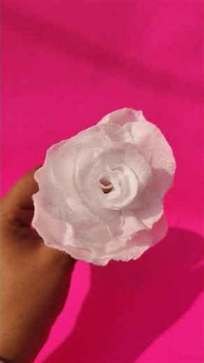 DIY Simple Rose Tutorial | How to Make a Rose using paper towels | Paper paloma roses