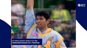 634K views · 10K reactions | #OnThisDay in 1999, Venkatesh Prasad picked up 5/27 against Pakistan in the men's ICC Cricket World Cup! His  spell helped  bowl out  for 180, sealing a 47-run win. WATCH ️ | ICC - International Cricket Council | Facebook