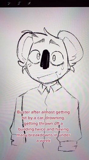 Buster has ✨trauma✨ #sing #sing2 #bustermoon #singfanart #fypシ #shitposting