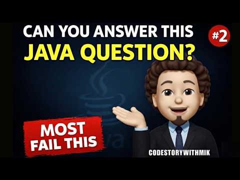 Can You Answer This Java Interview Question ? finally Block Trap | Small Java Dopamine - 2 | MIK