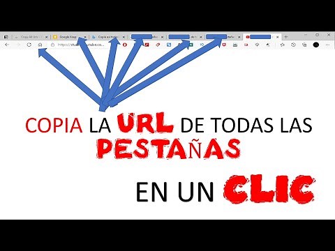 Copiar la URL de todas las pestañas abiertas en Chrome, Edge, Firefox, Opera, y otros navegadores