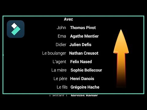 Comment créer facilement un générique de fin sur Filmora || TUTO Montage Filmora