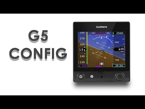 Garmin G5 PFD Configuration