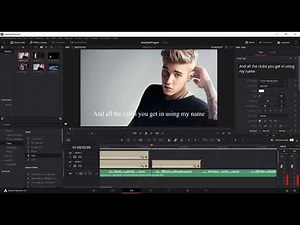 Dvinchi Resolve karaoke text effects