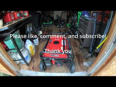 Predator Generator 4000 Watt Repair Part 1 - Carb Clean