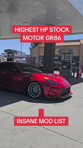 THE MOST INSANE #GR86 I HAVE EVER SEEN THIS IS THE HIGHEST HP STOCK MOTOR #FA20 WITH @StreetHunterDesigns#widebody KIT AND #bigturbo #frs #brz #toyota86 #cartok #valerointhezonetempescottsdale #CapCut