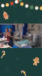 🎶🎅 Bringing smiles and festive cheer to patients on Ward 12 at Alexandra Hospital🎄 | Worcestershire Acute Hospitals NHS Trust