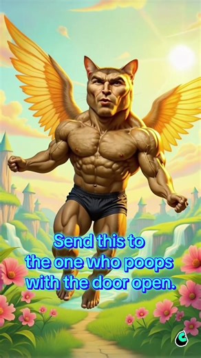 Send this to the one who poops with the door open. #poop #brainrot #cat #funnymemes #cursed