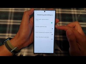 Galaxy S22/S22+/Ultra: How to Enable/Disable Automatic Answering Incoming Calls After a Set Time