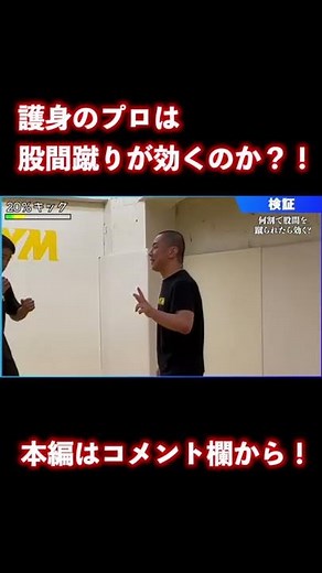 【護身のプロが実演！】どれくらいの力で股間蹴りすれば相手は沈むのか #クラヴマガ #マガジム #護身術