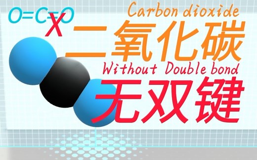 〔科普〕二氧化碳无双键！ 3D双模型揭秘二氧化碳真实结构