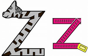 Mnemonics Phonics - Letter Z