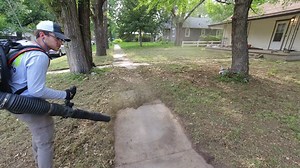 I spent about 9 hours cleaning up this house because it has been overrun by nature. The neighbors told me that nobody has lived here for a while and it never gets mowed. So, I got started with the work and kept finding sidewalks and pathways that were hidden. It was so satisfying uncovering them and getting them usable again. This has to be one of the biggest transformations I've done because I couldn't even tell it was the same property from the before and after pictures I took! ---------------