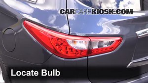 Brake Light Replacement: 2013 Infiniti JX35 3.5L V6