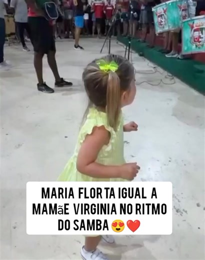 A Maria flor ta igual a mamãe no rotimo do samba 😍❤️ #fecebookreelsviral #FecebookViralVideo #virginiafonseca #mariaflor | Virgínia Fonseca e Zé Felipe fã club