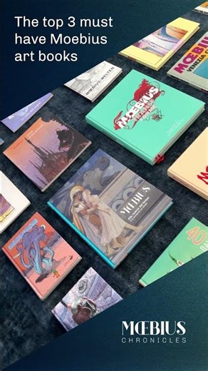Which are the top 3 must-have Moebius art books? Check out the full video. #moebius #art #artbooks