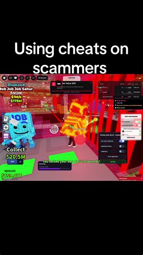 Scamming scammers #roblox #fyp #viral #stealabrainrot #cheats | scammers getting caught