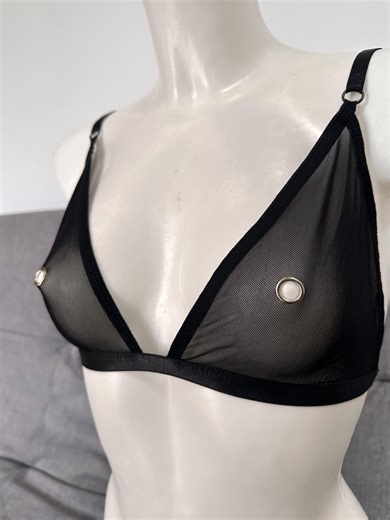 Open Nipples Bra, Sexy See Through Lingerie for Women - Etsy
