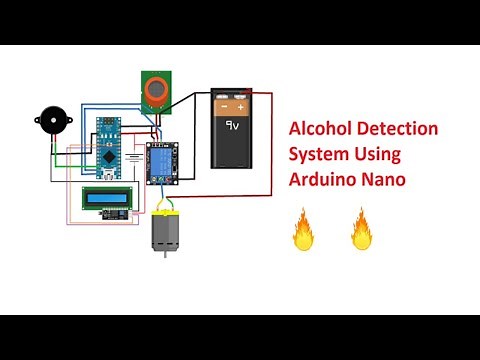Alcohol Detection System Using MQ3 Module and Arduino Nano | Arduino Project