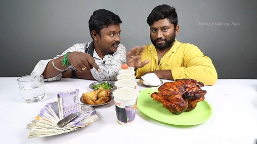 91K views · 2.1K reactions | Water Ball Fun Game With Grill Chicken | Eating Challenge Boys | Eating Challenge Boys | Facebook