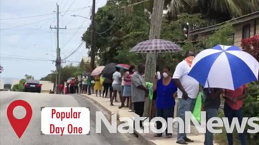 4.8K views · 19 reactions | Management at Popular Discounts Kendal Hill tweaked their system over the course of the first two days of the alphabetical shopping system. On Day 1, the line stretched down Kendal Hill, but on Day 2, the carpark was utilised, as well as a separate line for essential workers. (Video by Sandy Pitt and Reco Moore) #meandmynation #yournewsyourtimeyourway #ilovemynation246 #nationbarbados #Nation246 | The Nation Barbados | Facebook