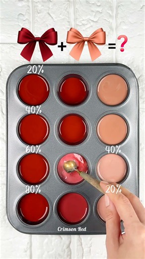 Dark Red & Warm Beige Color Palette Transformation | 4 New Mixed Colors #colorpalette #colormixing