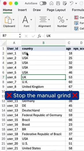 Clean your data in one prompt.#excel #exceltricks #ai #agent #charts #gptforexcel #gpt