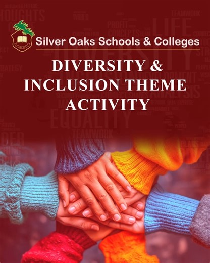 The Diversity & Inclusion Theme at Silver Oaks School was celebrated across all sections through age-appropriate, engaging activities. Pre-school and kindergarten pupils expressed the message of unity through poems, songs, colorful props, group performances, and creative tasks such as family sharing, friendship trees, and multicultural stories. Primary grades participated in song performances and role-plays, highlighting the idea that everyone is unique. Senior students (Grades 6–10) explored di