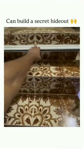 MemeFiore on Instagram: "- The post showcases a video of a concealed attic entrance disguised as a drop ceiling panel, pulled down to reveal ornate-carpeted stairs leading to a potential secret hideout, captioned to inspire home modifications for privacy. - Garnering 1.7 million views and 1,000+ likes within hours, it resonates with viral trends in hidden home architecture, similar to TikTok builds where 60% of DIY enthusiasts prioritize multifunctional spaces per 2024 Houzz surveys. - User repl