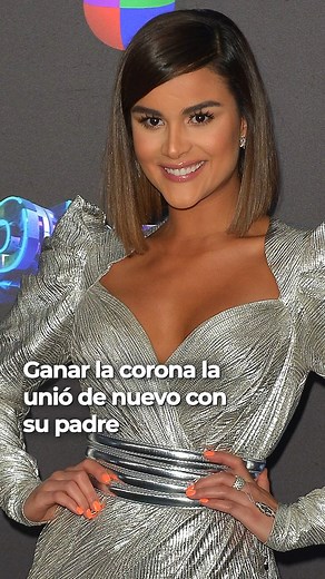 ¡Quien persevera, alcanza! 😍 Clarissa Molina no se rindió para llegar a coronarse en #NuestraBellezaLatina y eso la unió con su padre. 👑👸 Para aplicar y formar parte de este reality visita https://www.univision.com/shows/castings 🔛 | Nuestra Belleza Latina