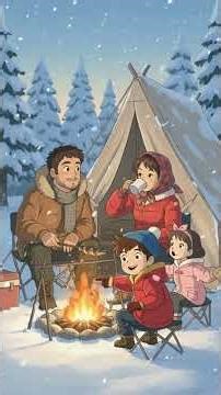 Snowy Family Trip ❄️ Ghibli Anime Short | New Year Story