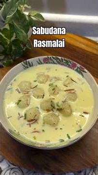 Sabudana Se Rasmalai? - Vrat Special Sweet Recipe #anuradhabhaiya #sabudanarasmalai