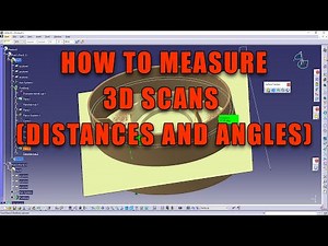 How to measure 3D scans distances and angles