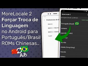MoreLocale 2 - Changing your Android language to Portuguese (Even if it's not supported)