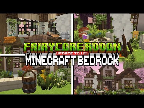 THE BEST FAIRYCORE DECORATION Aesthetic for MCPE The Faye Addon UPDATE COMPITABLE WITH 1.21+