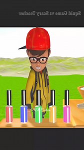 1.4M views · 8.4K reactions | Scary Teacher 3D Nick troll Miss T Vs doll squid game in majeup nails glitter challenge #viral #game @MR cartoon | MR cartoon | Facebook